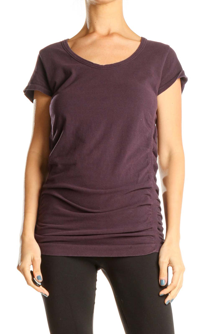 Purple Casual T-Shirt