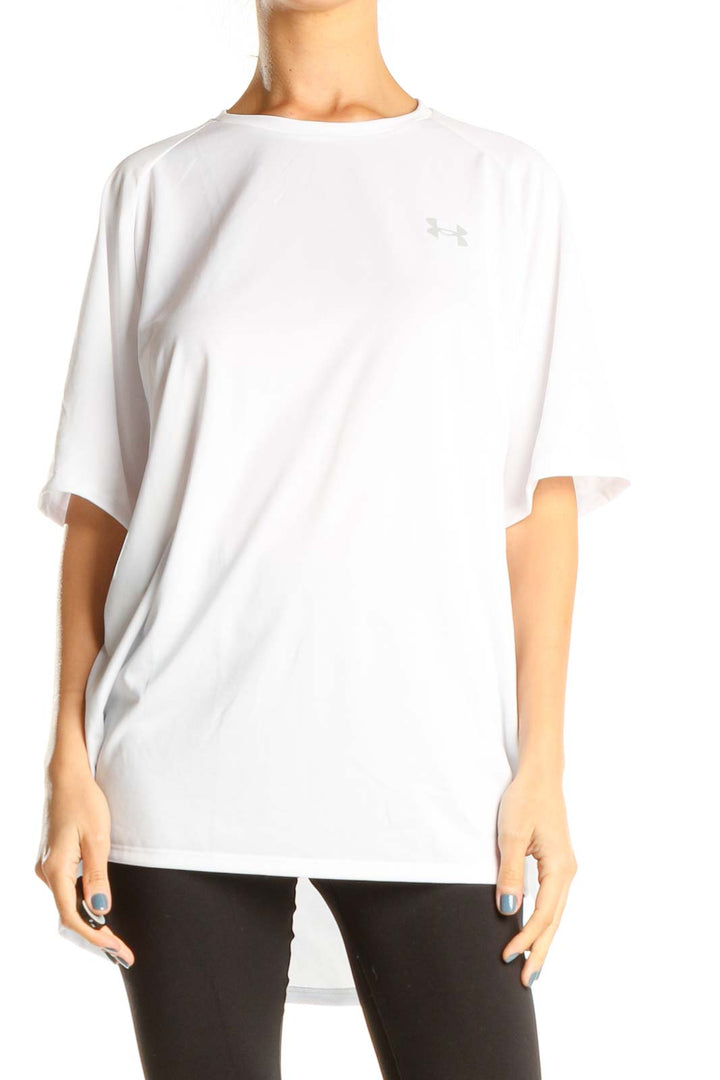 White Activewear Top