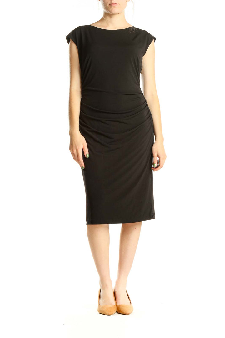 Black Work Sheath Dress