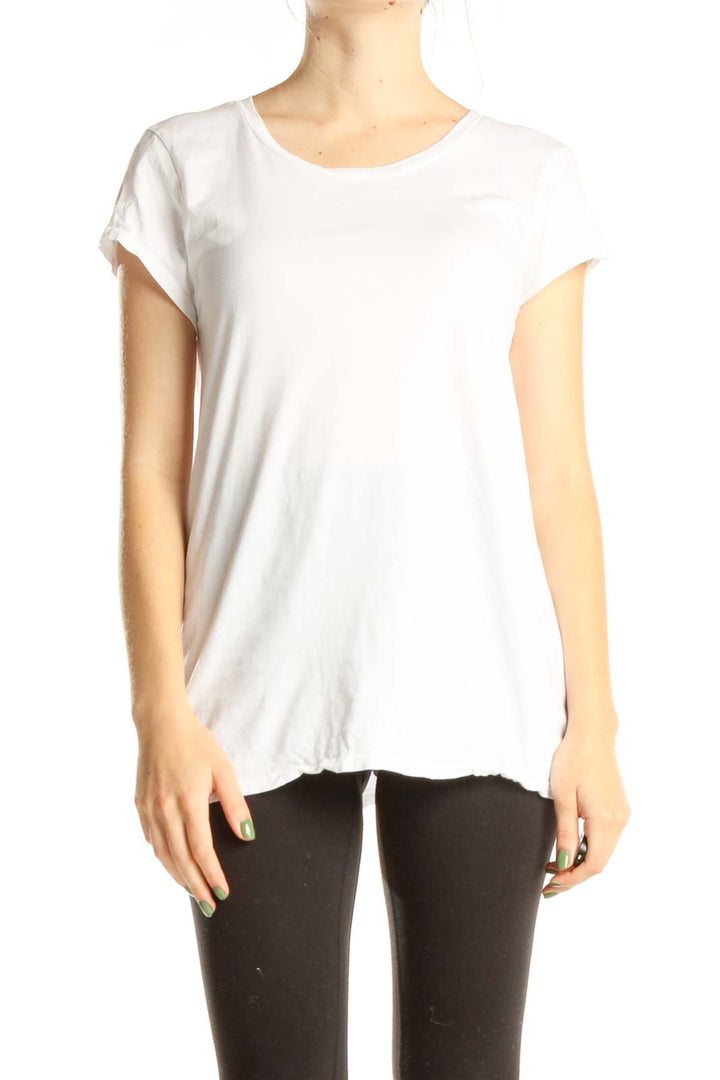 White Casual T-Shirt