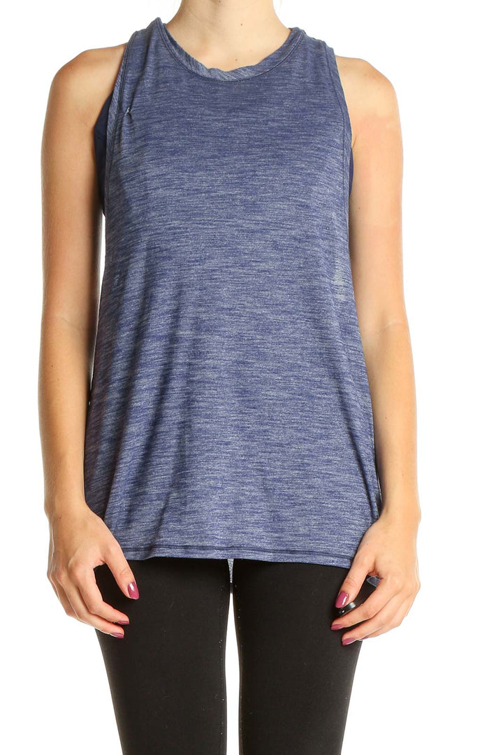 Blue Activewear Top