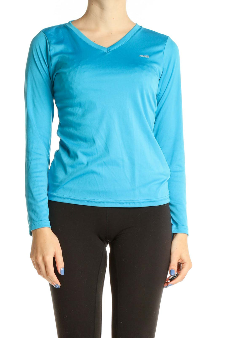 Blue Activewear Top