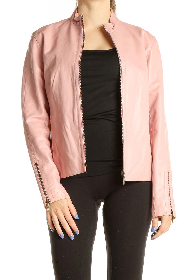 Pink Motorcycle Jacket