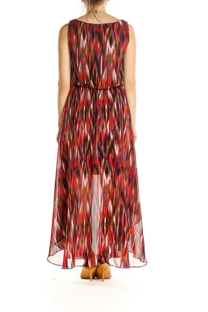 Multicolor Printed Fit & Flare Dress