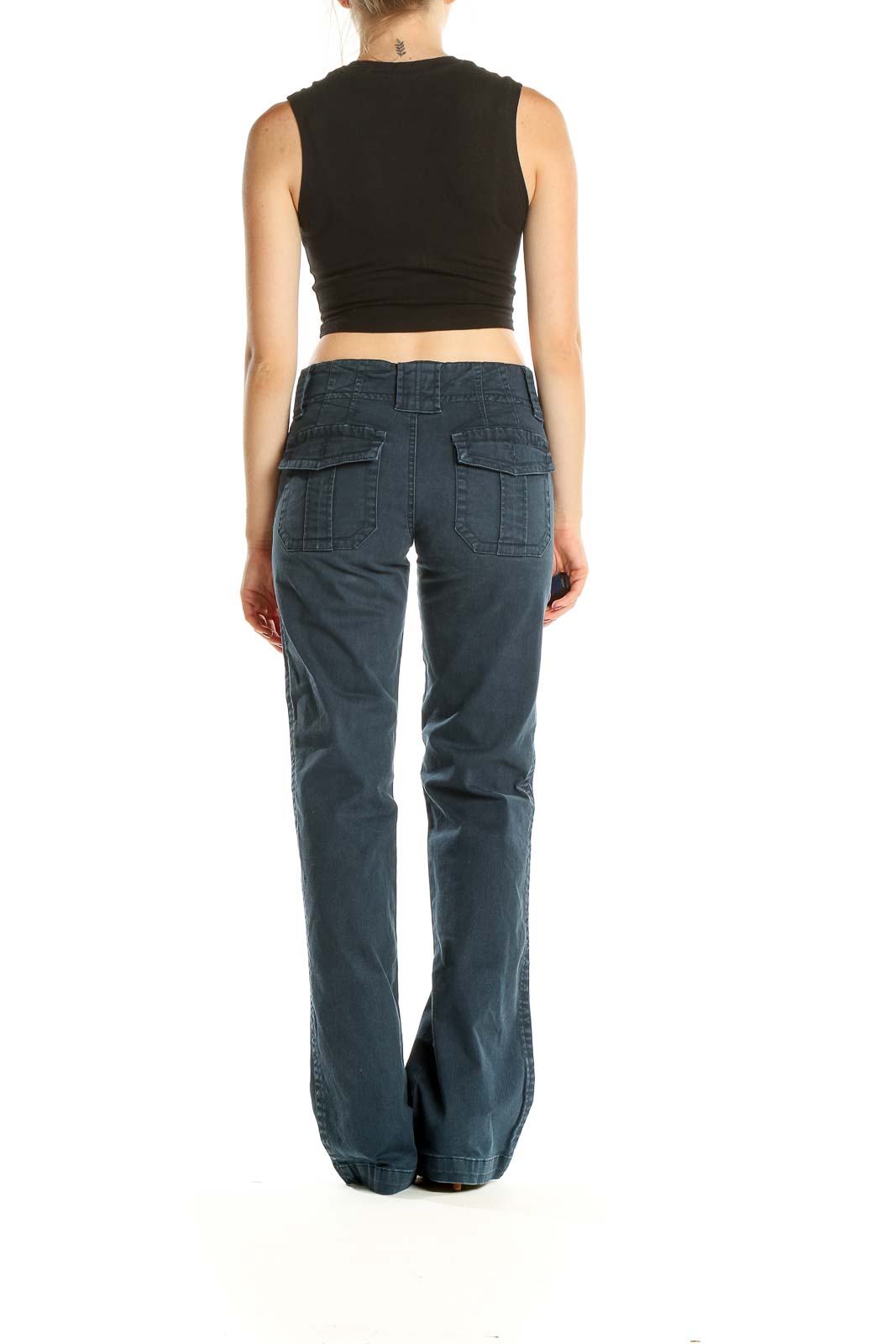 Blue Casual Trousers