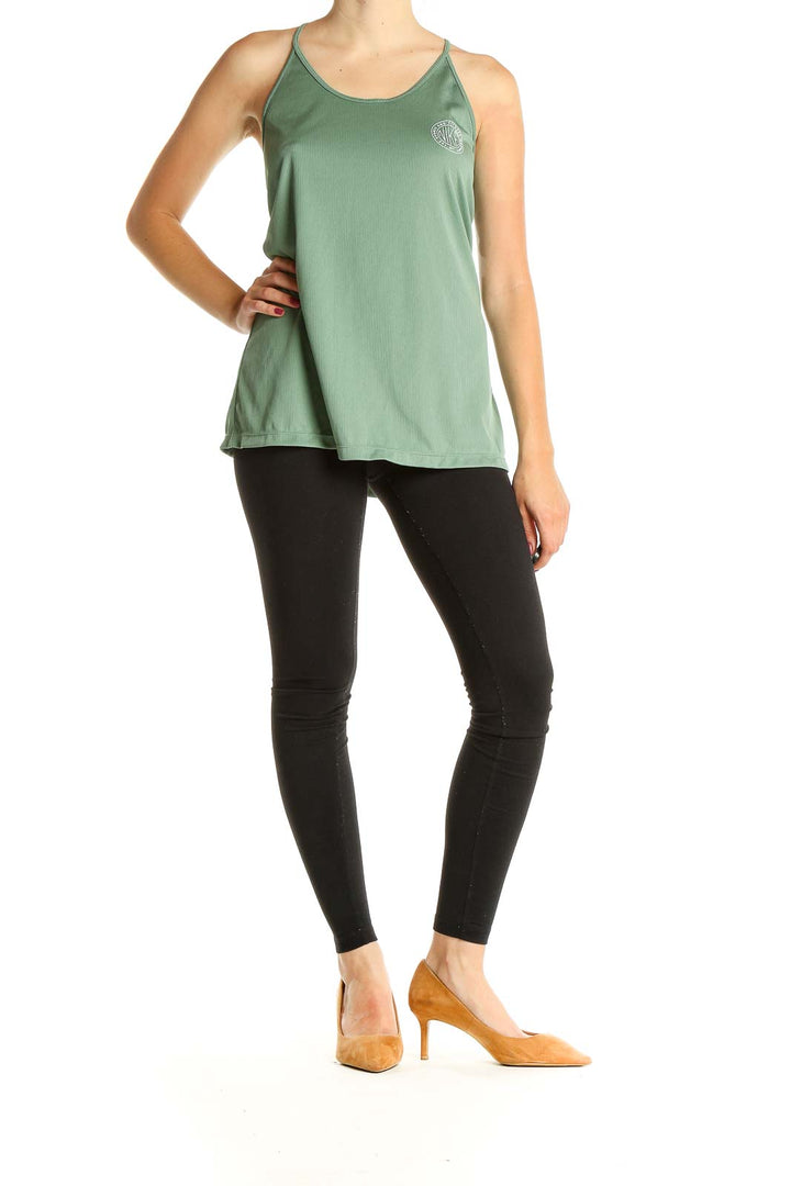 Green Activewear Tank Top