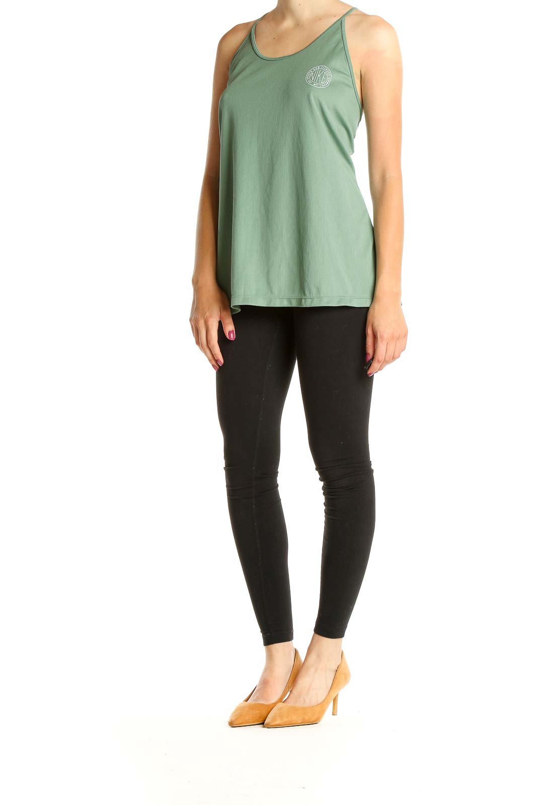 Green Activewear Tank Top