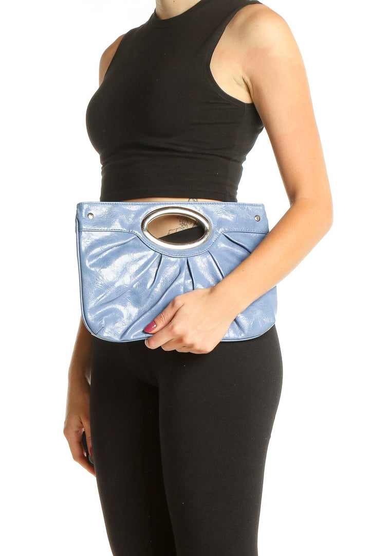 Blue Clutch Bag