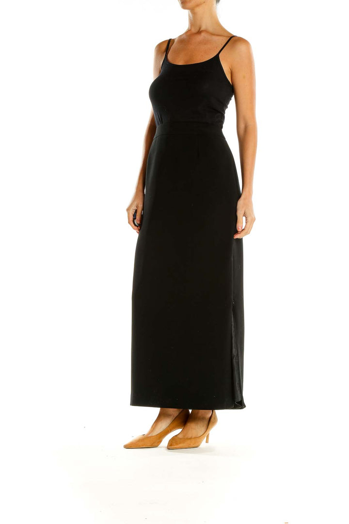 Black Classic Maxi Skirt