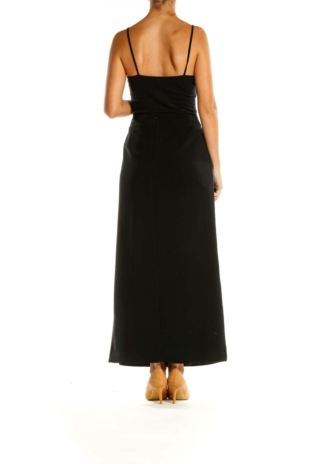 Black Classic Maxi Skirt