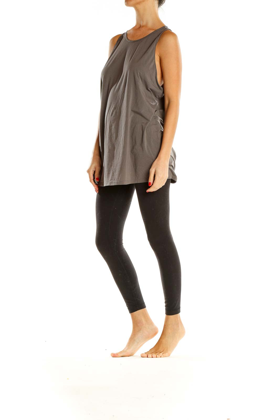 Gray Activewear Tank Top