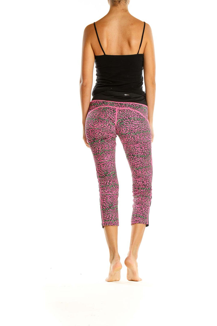 Pink Animal Print Activewear Leggings