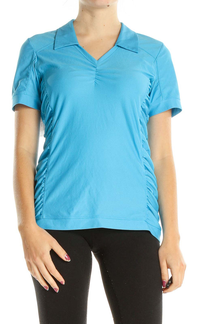 Blue Activewear Top