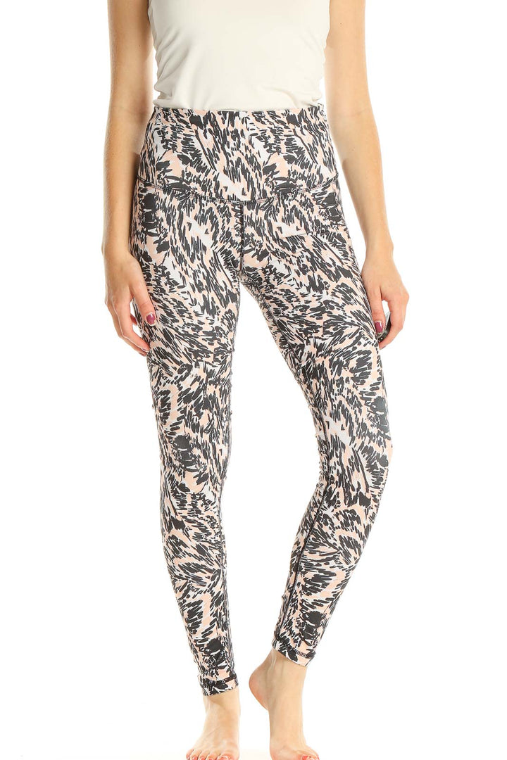 Multicolor Printed Activewear Leggings