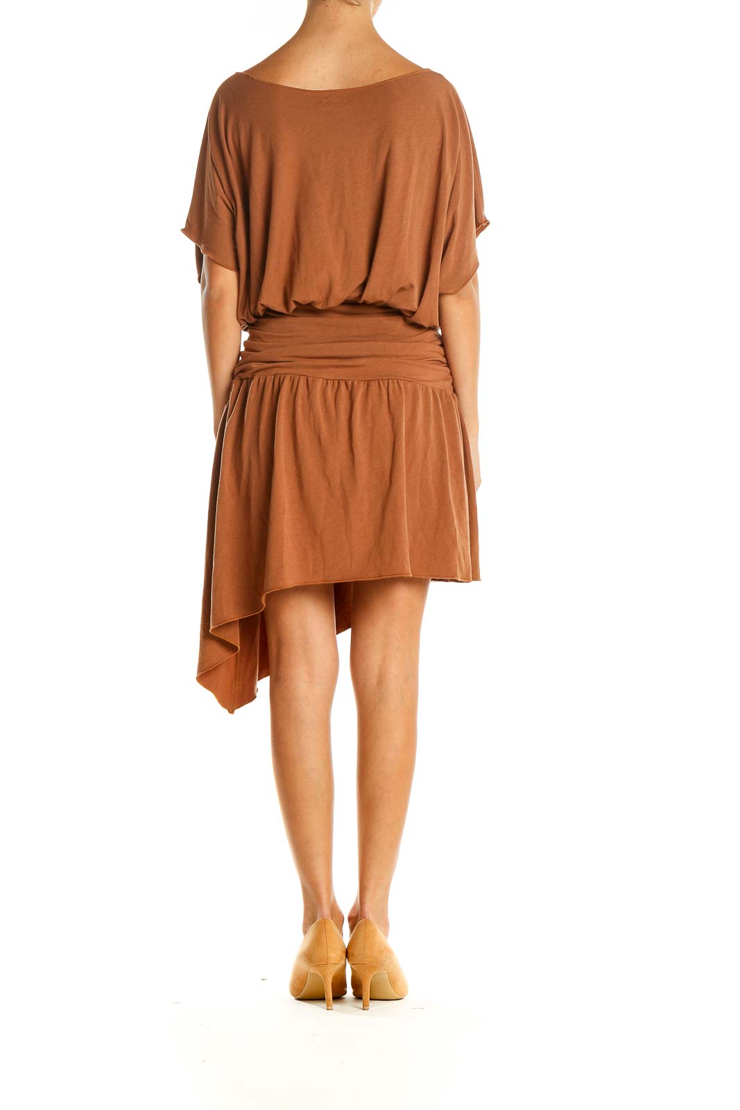 Brown Day Fit & Flare Dress