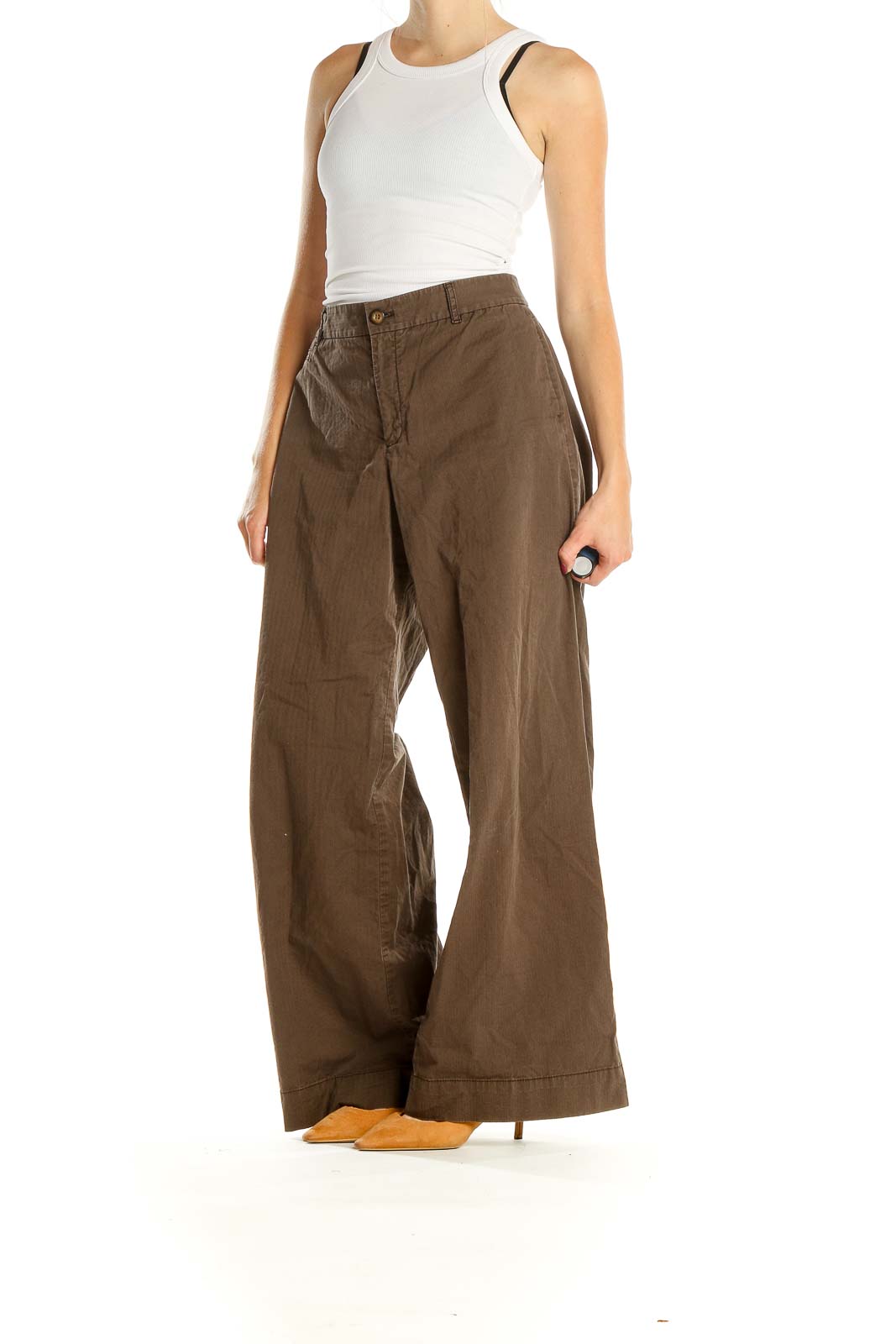 Brown All Day Wear Trousers