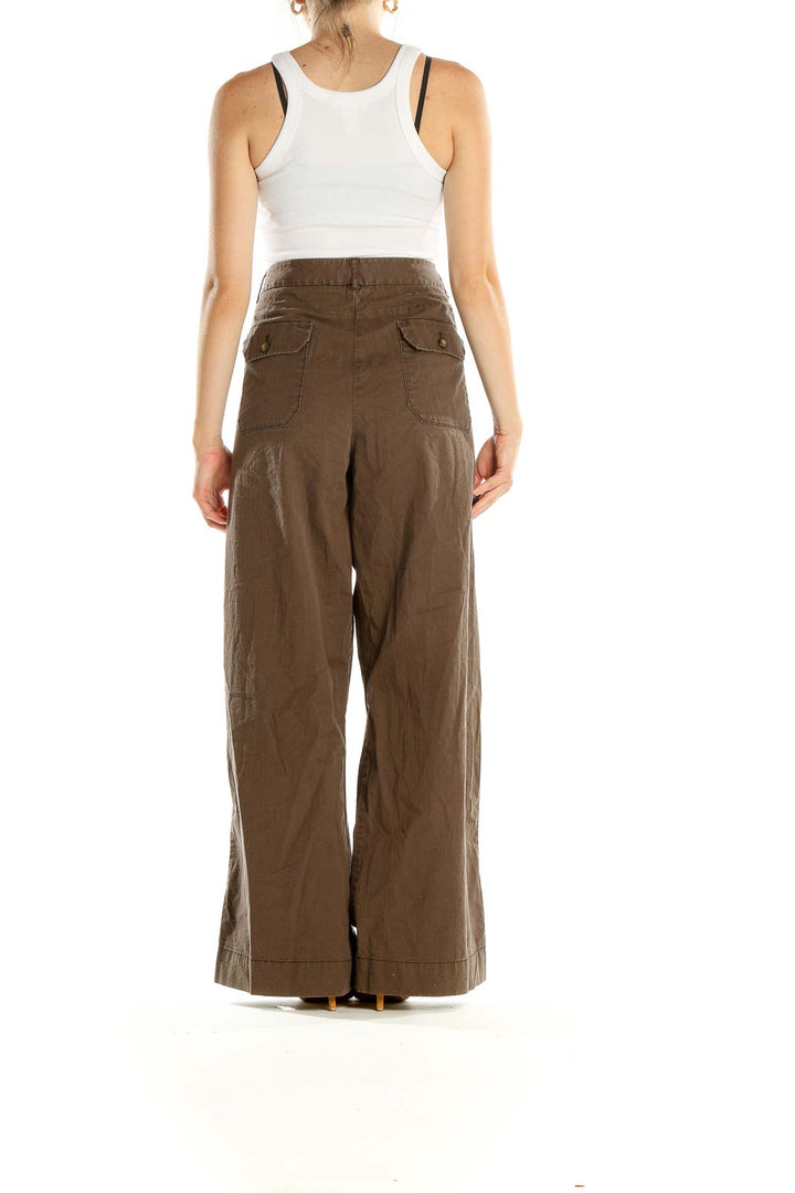 Brown All Day Wear Trousers