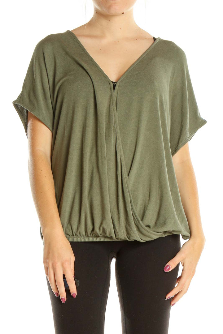 Green All Day Wear Top