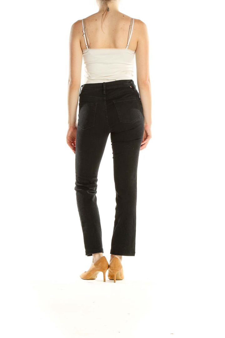 Black Straight Leg Jeans