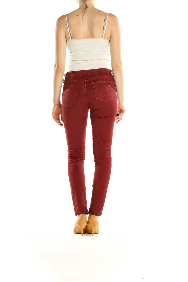 Red Skinny Jeans