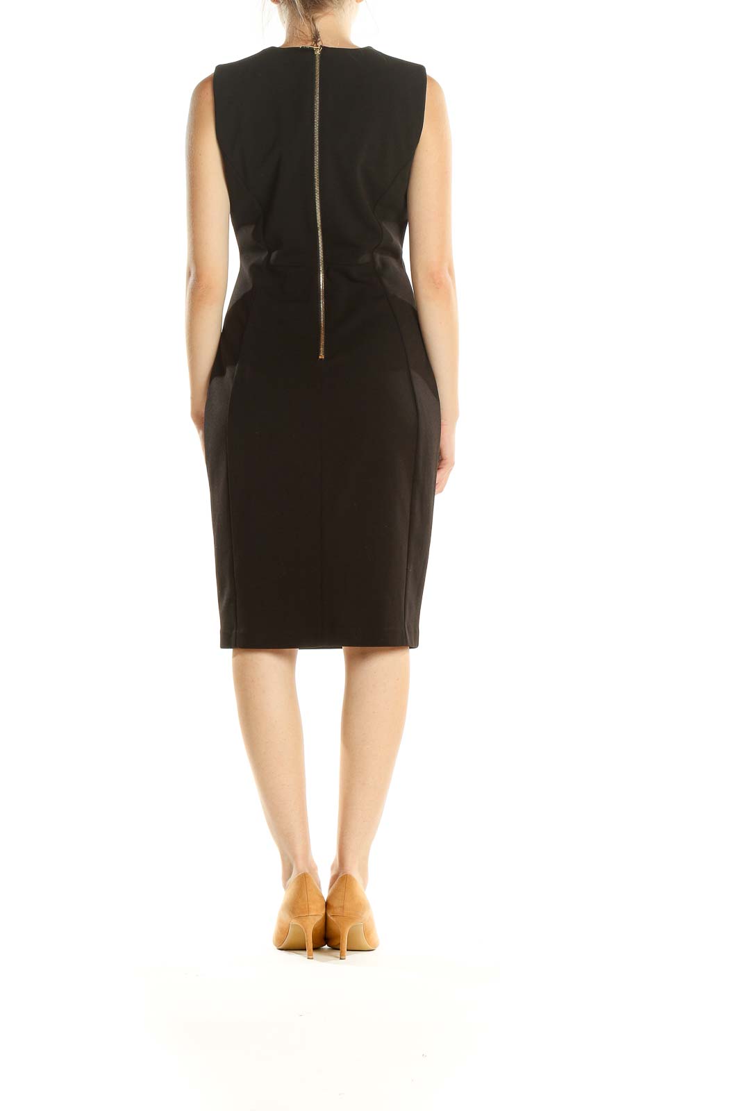 Black Work Sheath Dress