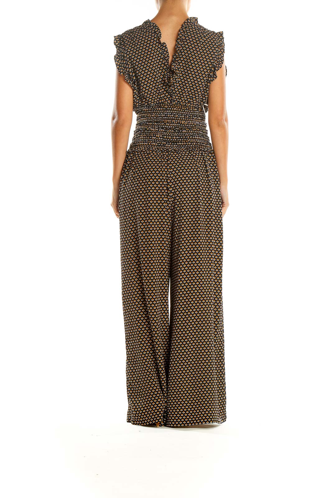 Black Printed Jumpsuit