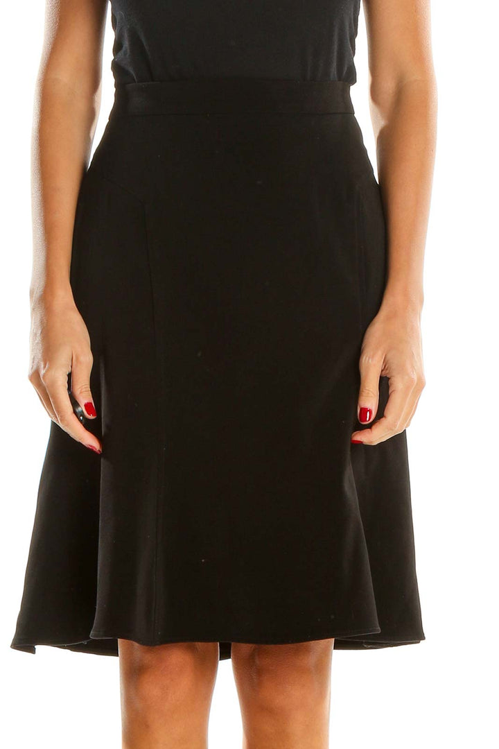 Black Brunch A-Line Skirt