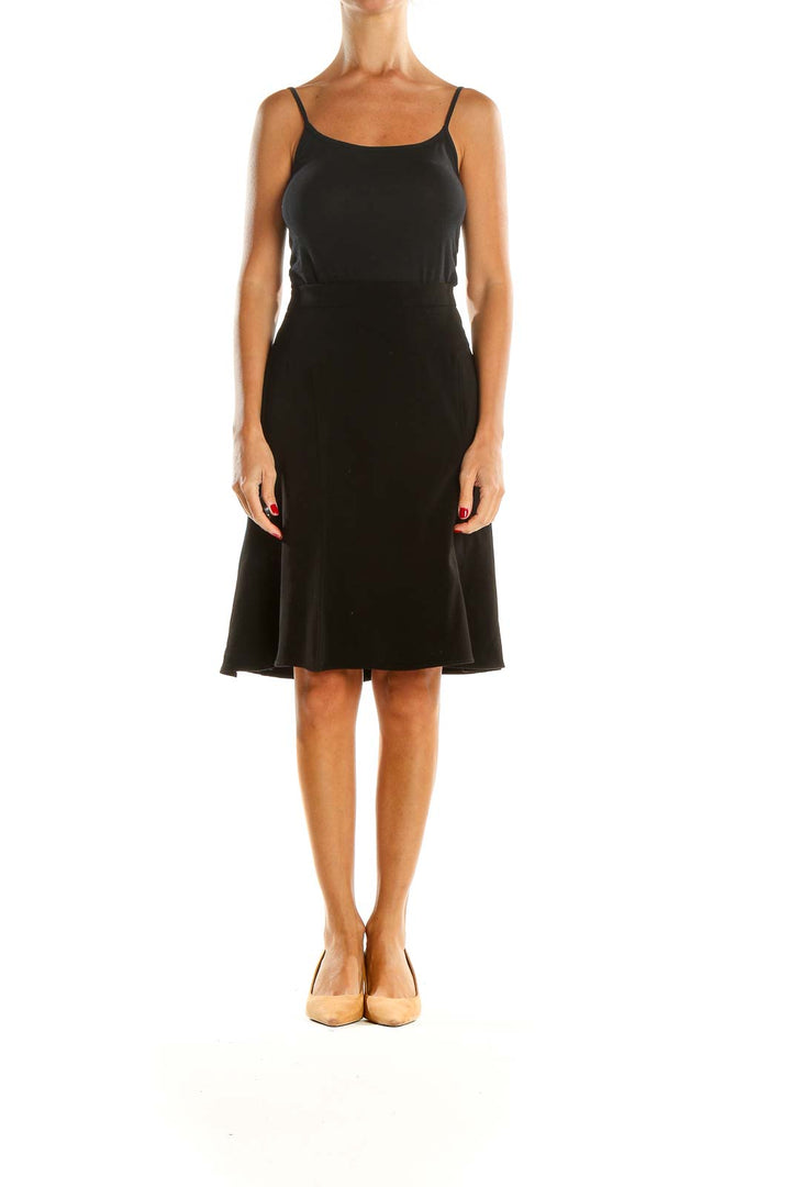 Black Brunch A-Line Skirt