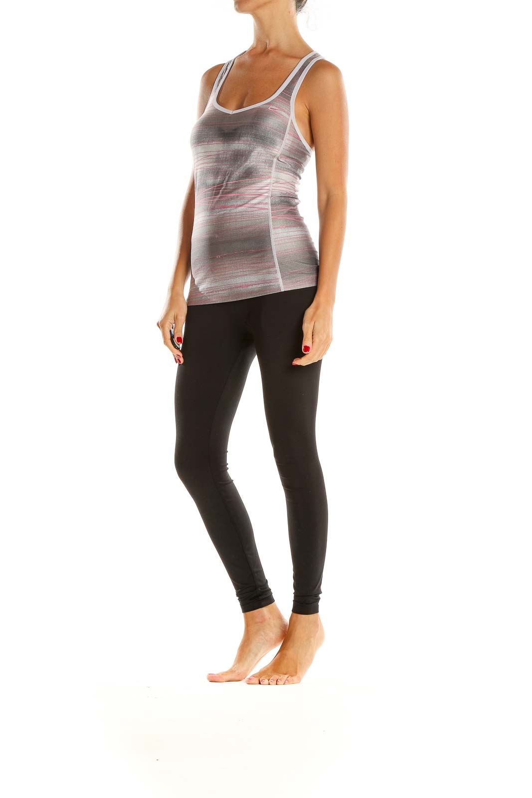 Gray Activewear Tank Top