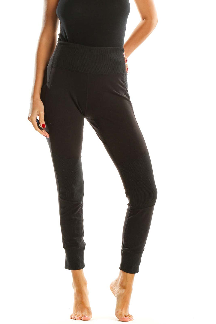 Black Casual Leggings