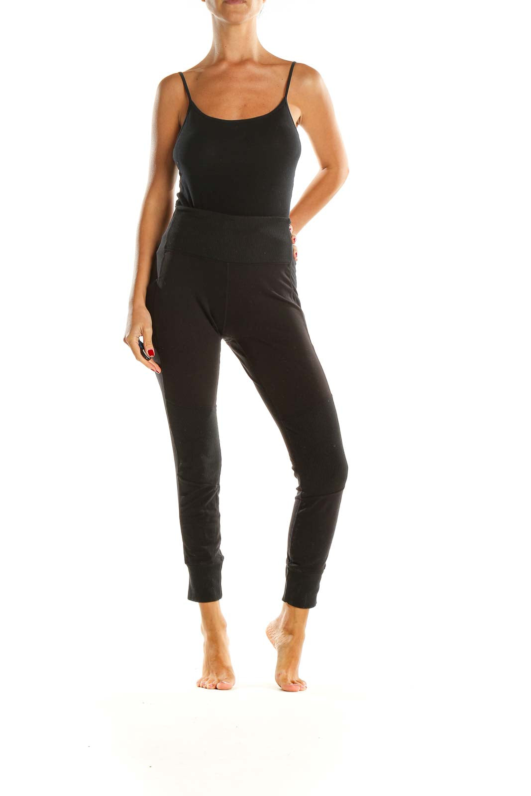 Black Casual Leggings