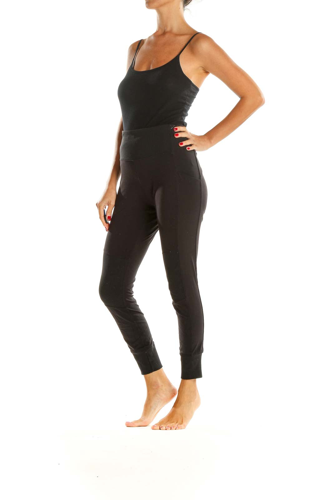 Black Casual Leggings