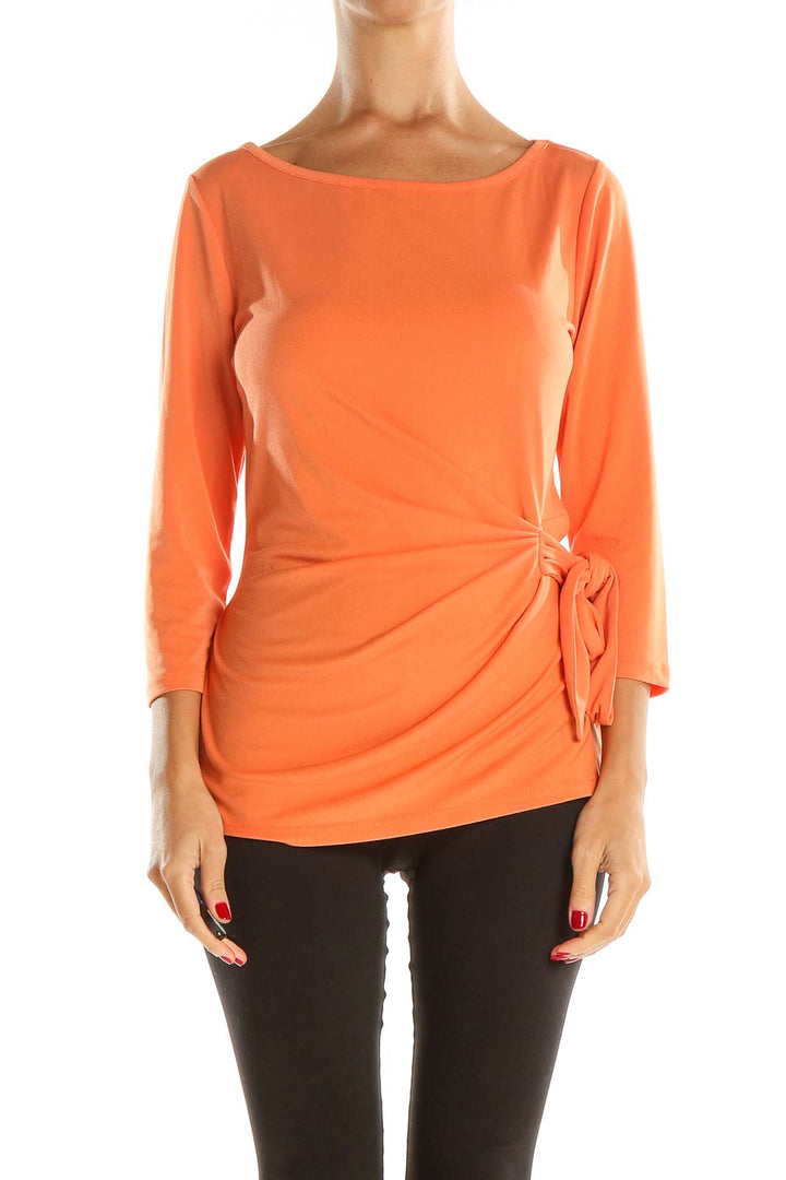 Orange Retro Top