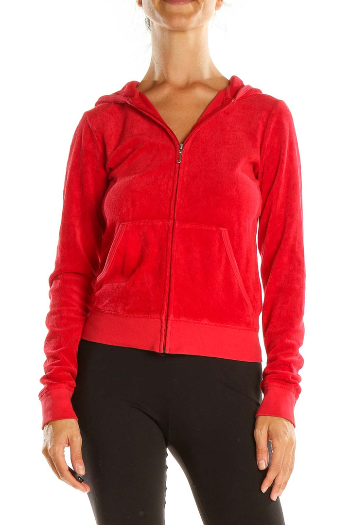 Red Terrycloth Jacket