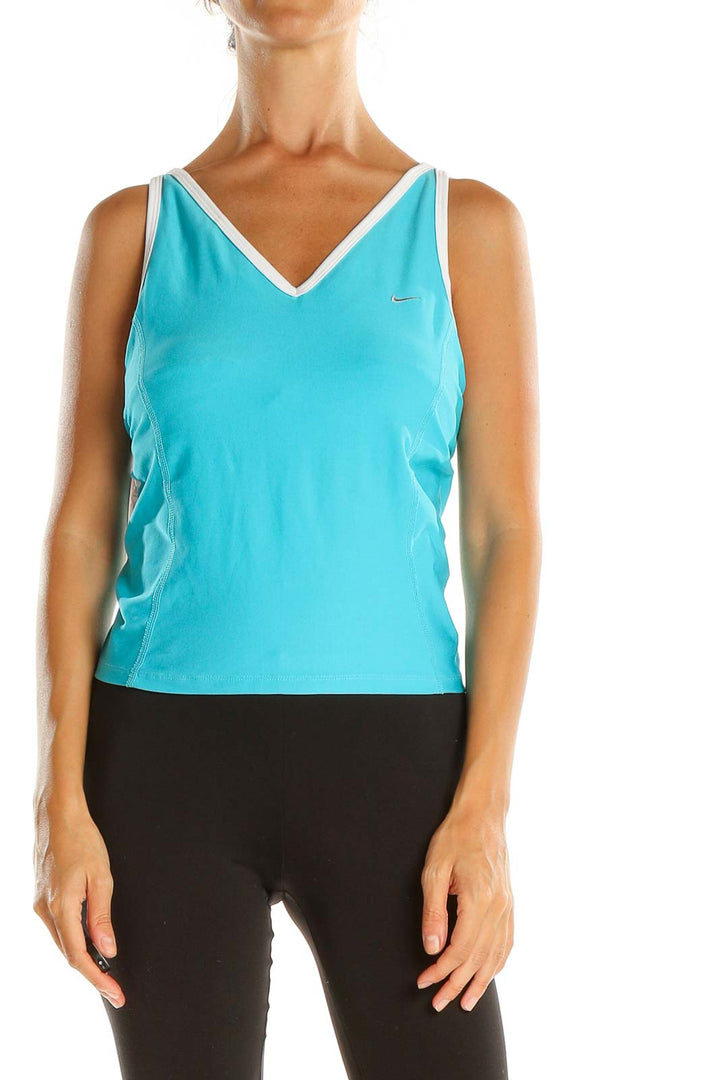 Blue Activewear Tank Top