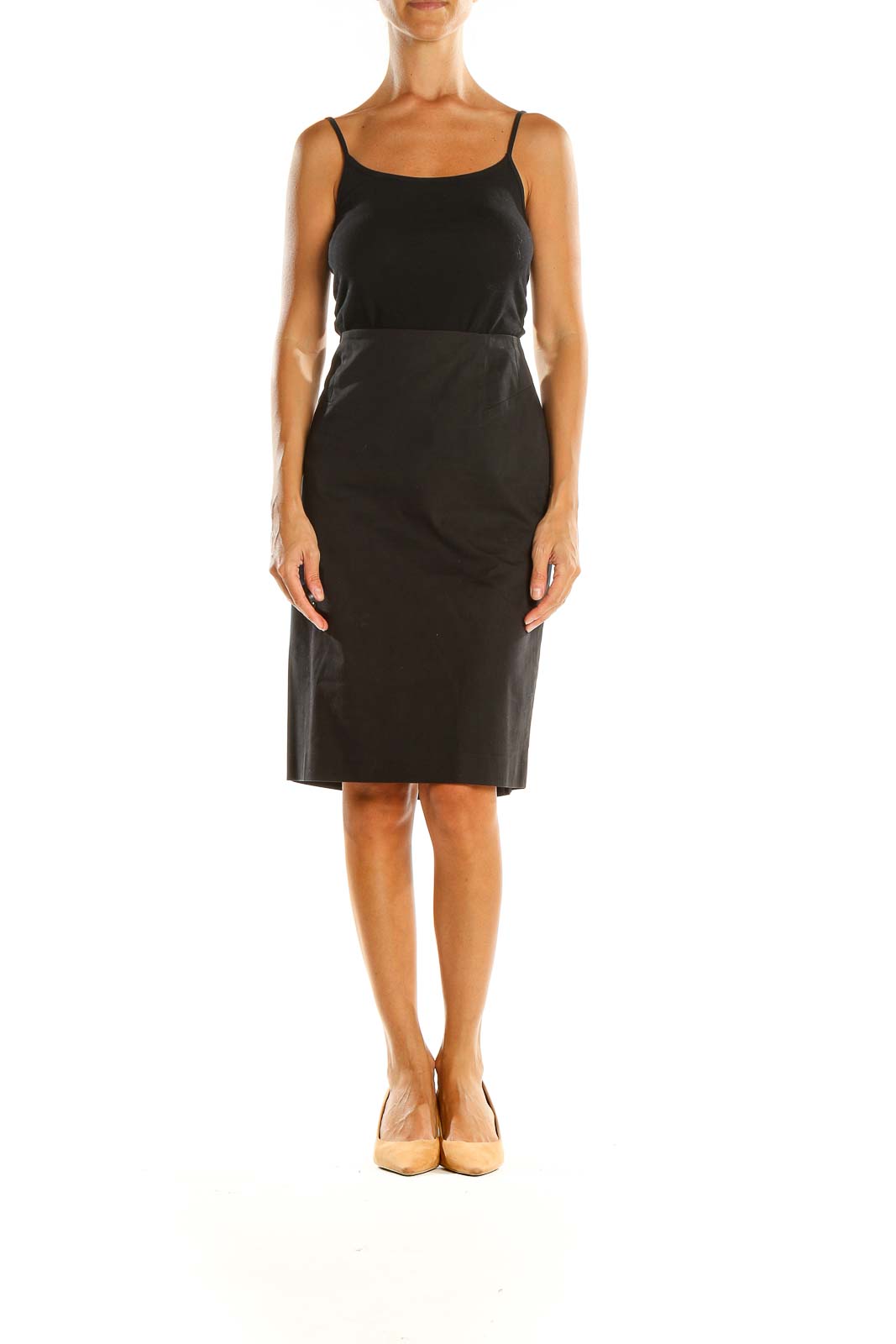 Black Classic Pencil Skirt