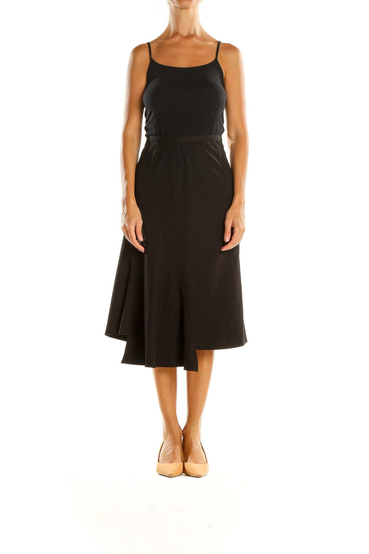 Black Classic A-Line Skirt