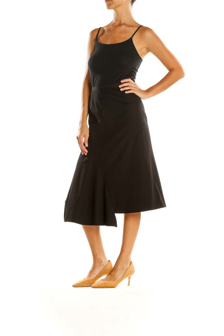 Black Classic A-Line Skirt