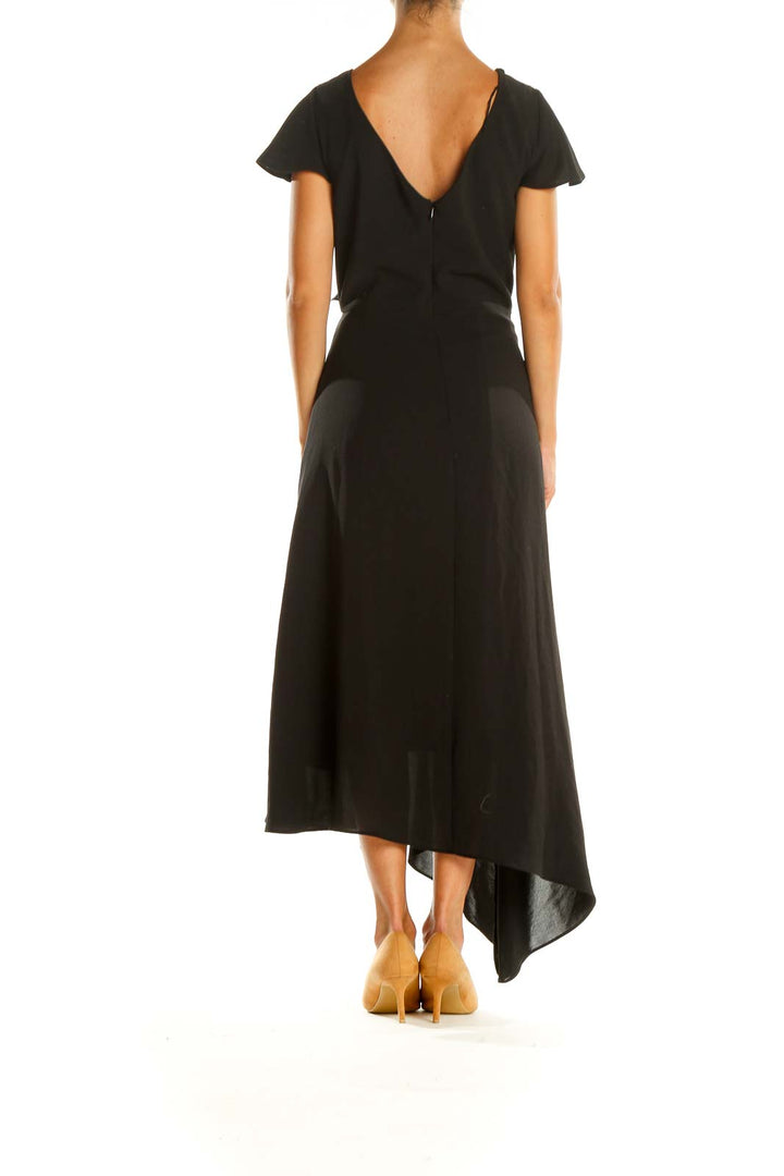 Black Semiformal Fit & Flare Dress