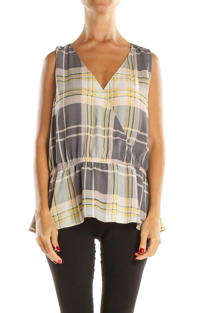 Multicolor Checkered Chic Blouse