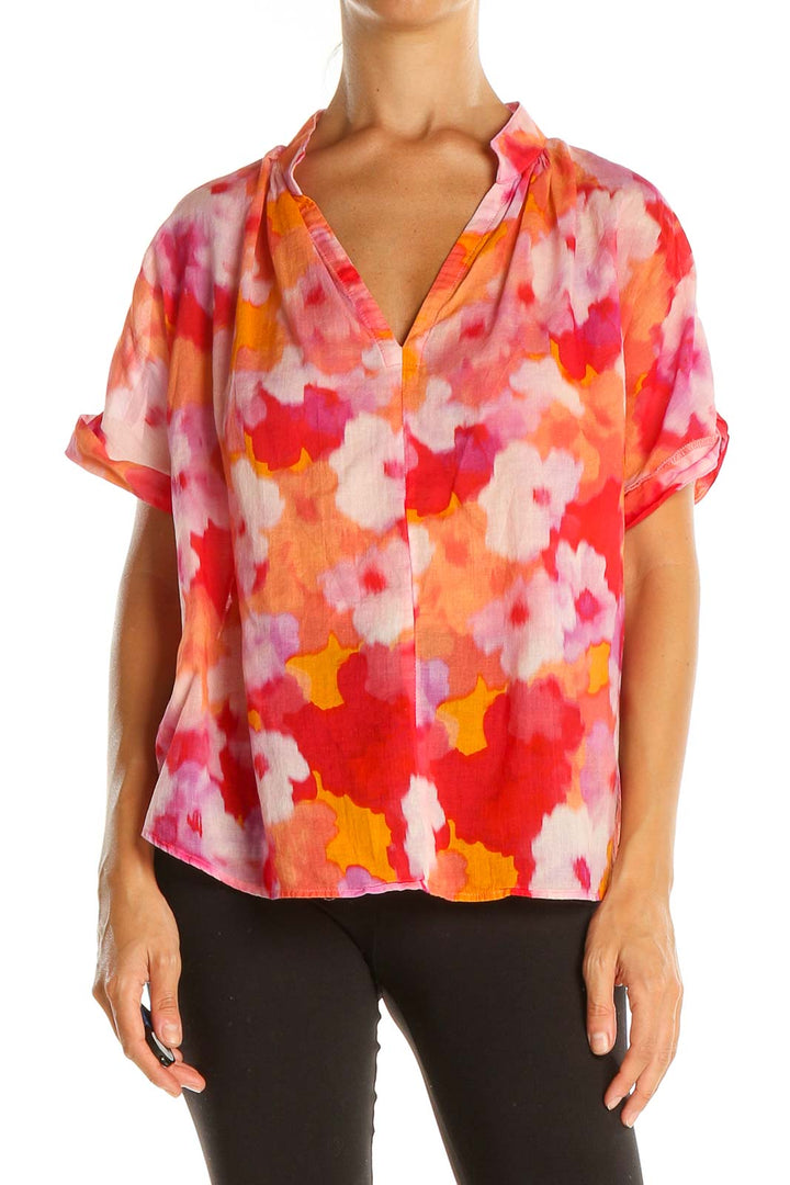 Multicolor Printed Classic Blouse