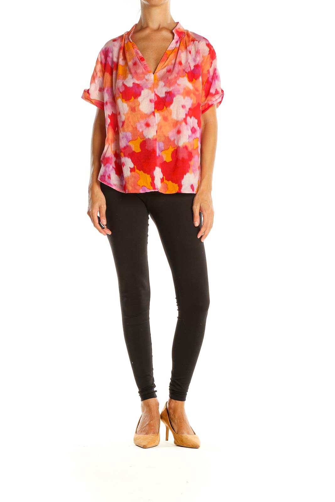 Multicolor Printed Classic Blouse