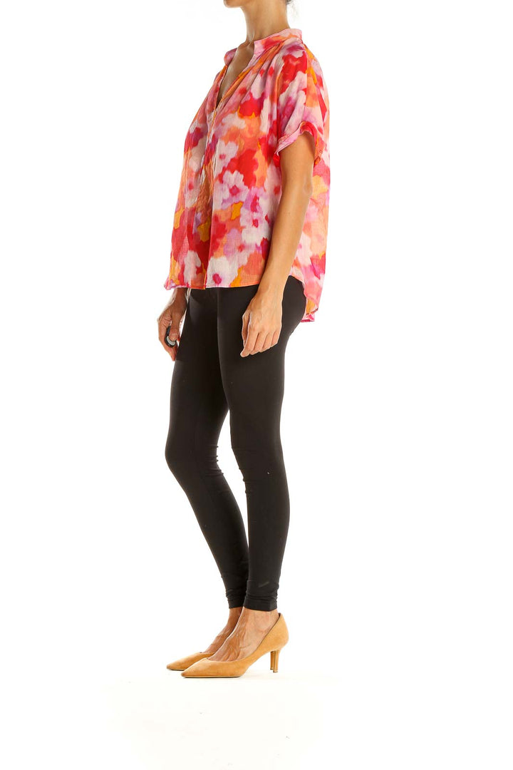 Multicolor Printed Classic Blouse