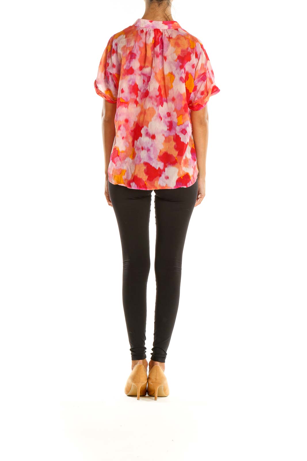 Multicolor Printed Classic Blouse