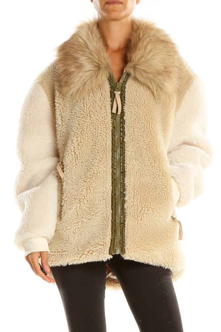 Beige Fur Jacket