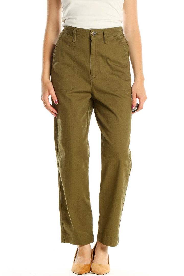 Green Classic Trousers