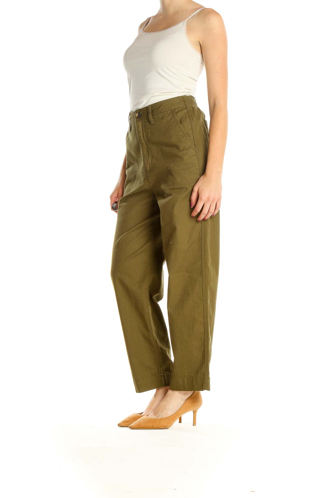 Green Classic Trousers