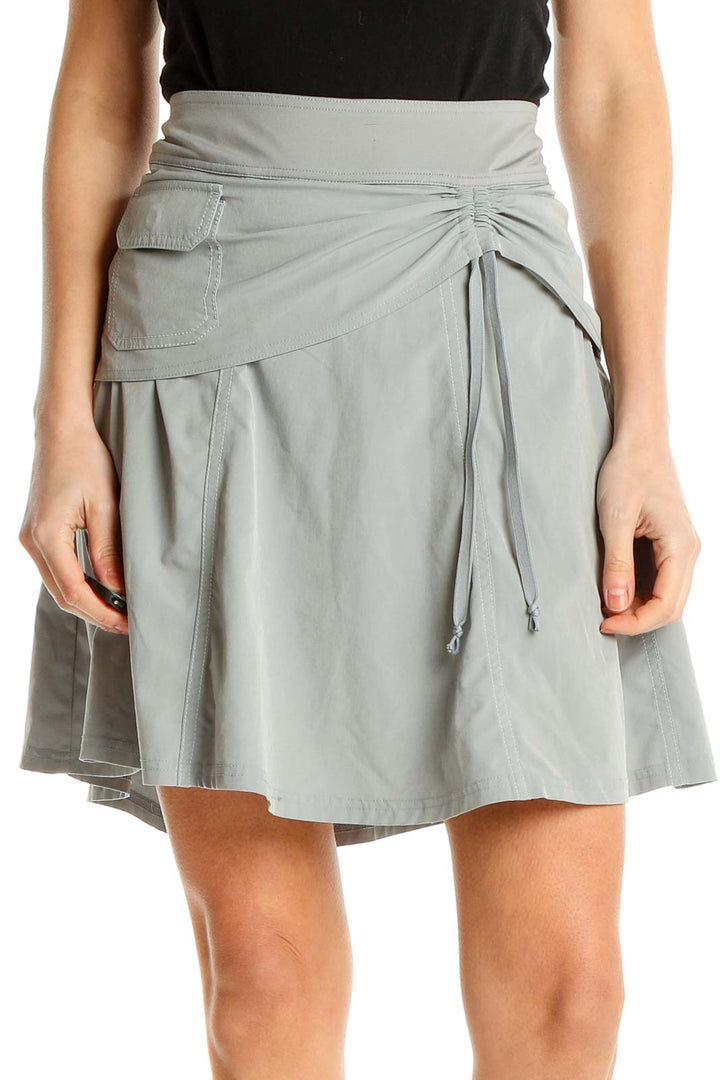 Gray Activewear Skirt