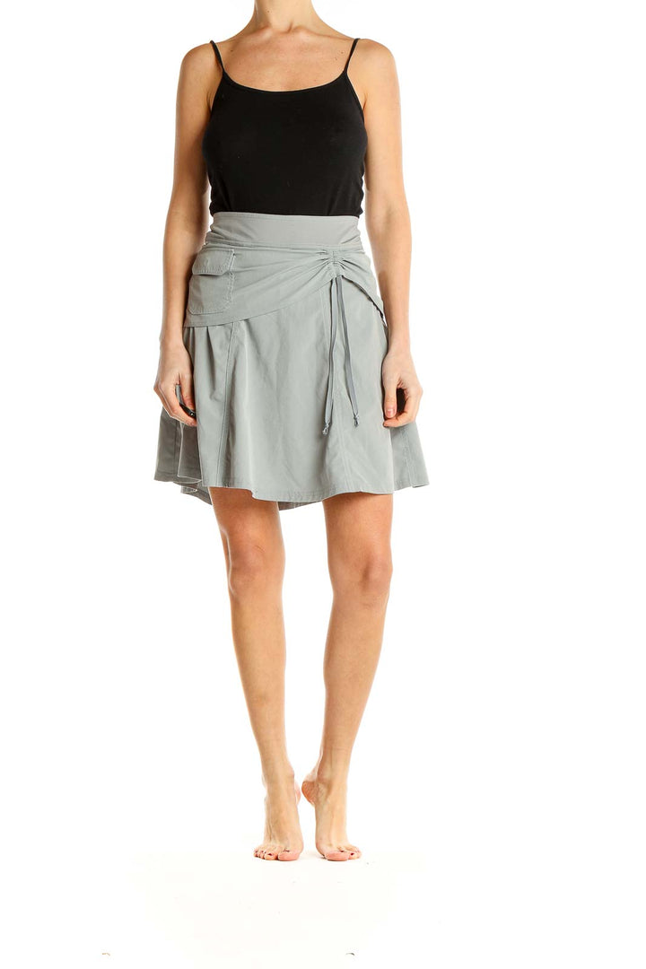 Gray Activewear Skirt