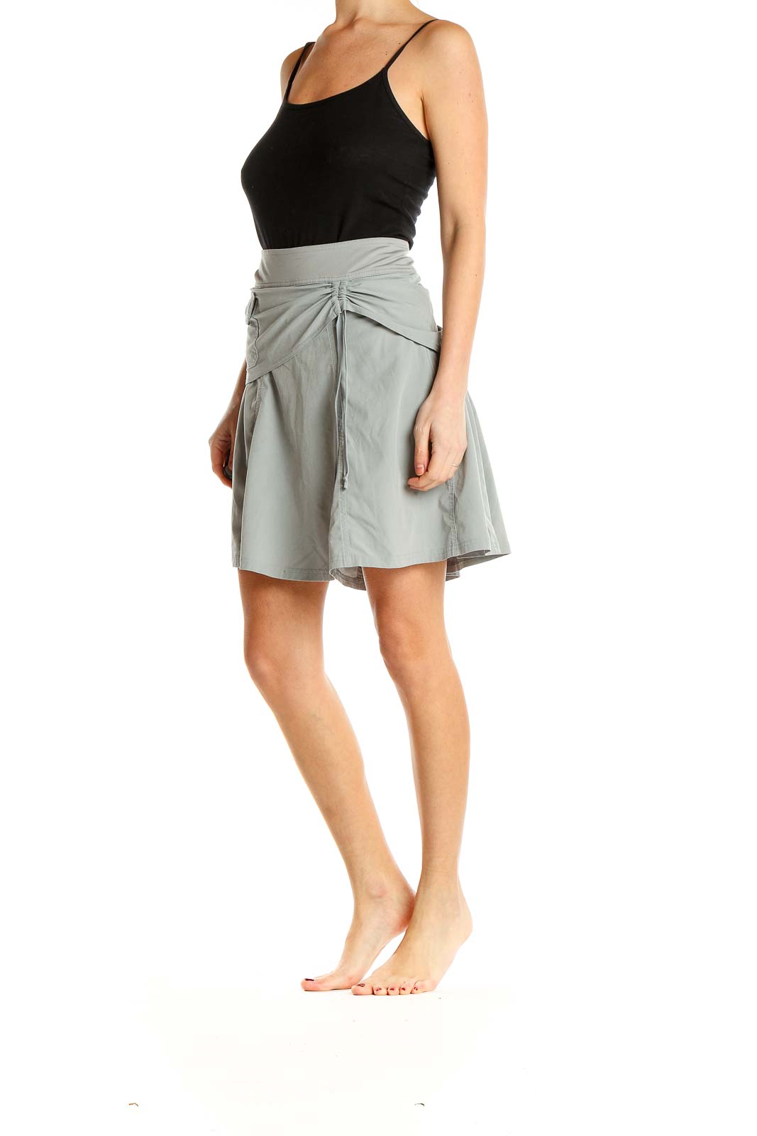 Gray Activewear Skirt